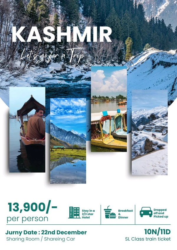 KASHMIR TRIP (22nd Dec) - 9N/10D