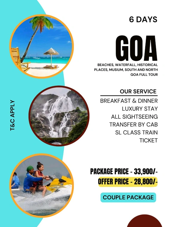 GOA (South+North) - 6 DAYS 
