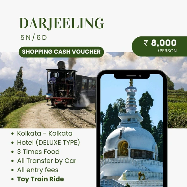 DARJEELING (24th March) - 5N/6D