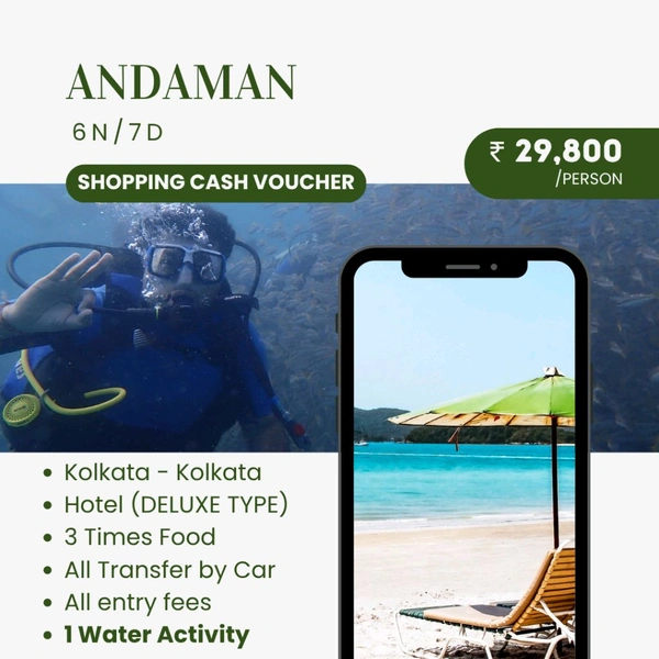 ANDAMAN TOUR PACKAGE - 6N/7D
