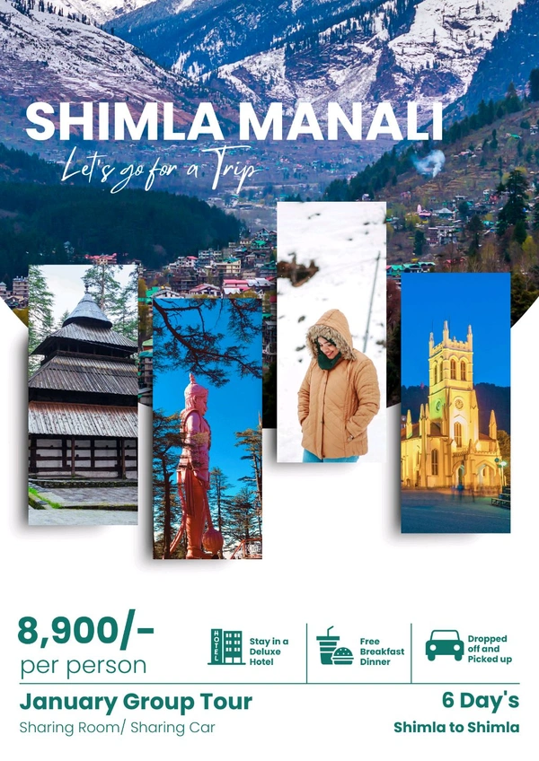 SHIMLA MANALI (16th Jan) - 6 DAY'S