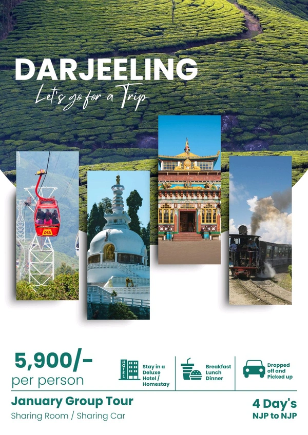 DARJEELING (12th Jan) - 4 Day's