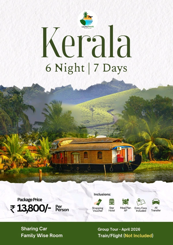 KERALA GROUP (2nd April) - 6N/7D