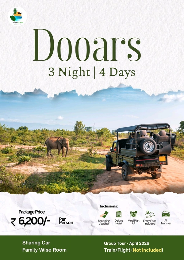 DOOARS GROUP (2nd April) - 3N/4D