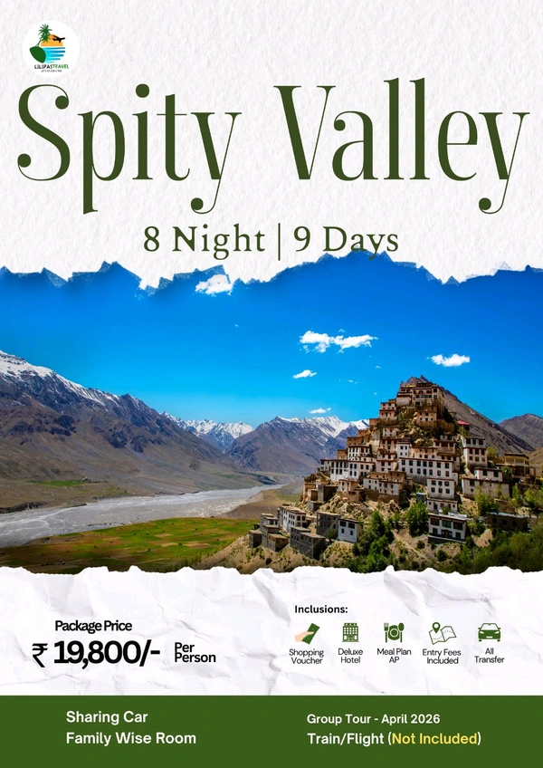 SPITI VALLEY GROUP (29th April) - 8N/9D