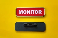Monitor Badge For Student Set Of 2 - 74x24 mm
