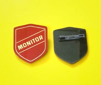 Shield Shape Student Monitor Badges (2 Pieces) - 48x40 mm
