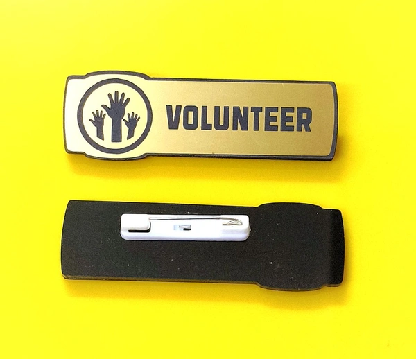 Best quality attractive Volunteer badges wholesale or retail order now