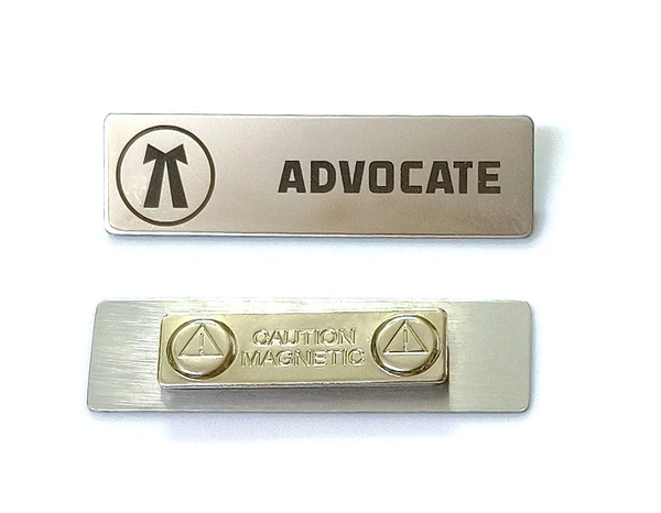 Metal Advocate Magnetic Badge Order Online India Delhi