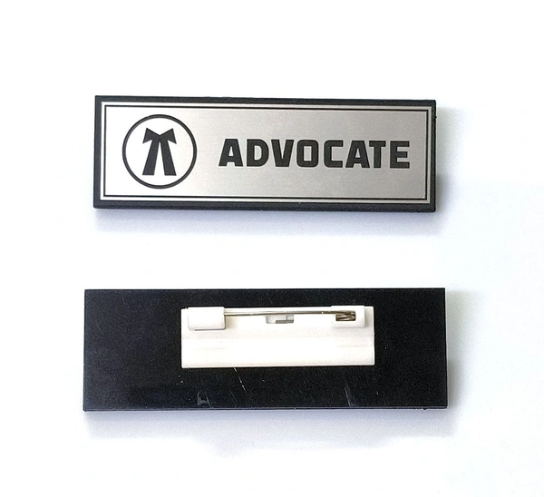 Acrylic Advocate Pin Badge Order Online India Delhi