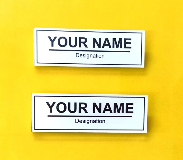 Personalised Name Badge - 75x25 mm
