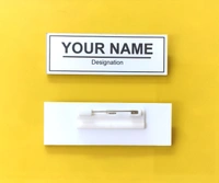 Personalised Name Badge - 75x25 mm