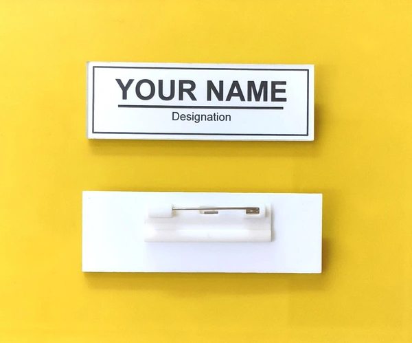 Personalised Name Badge - 75x25 mm