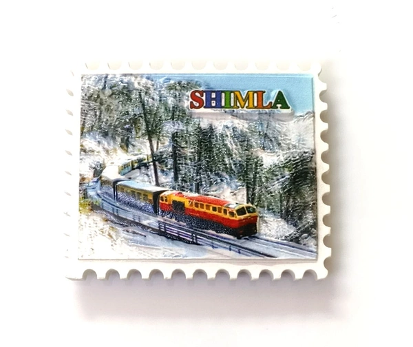 Shimla India Magnet | Travel Memorial Photo Fridge Magnets - 70x55 mm