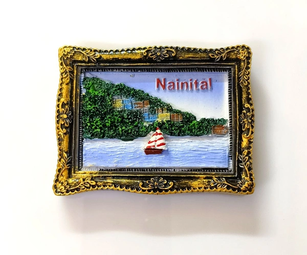 Nainital India Magnet | Travel Memorial Photo Fridge Magnets - 70x55 mm