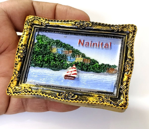 Nainital India Magnet | Travel Memorial Photo Fridge Magnets - 70x55 mm