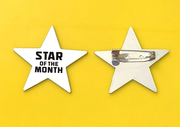 Personalised Star Badge - 44 mm