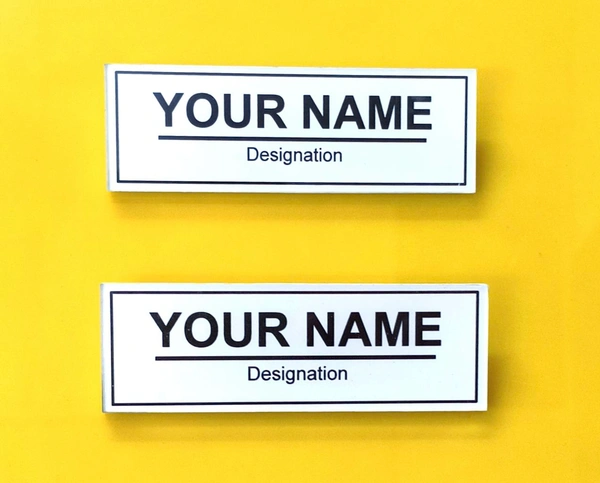 Custom Badges Order Online - 75x25 mm