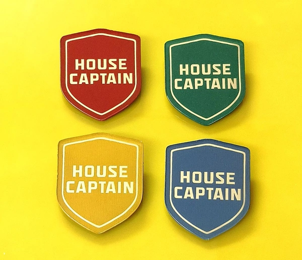 House Captain Badges - 48x40 mm