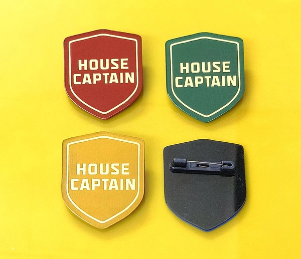 House Captain Badges - 48x40 mm