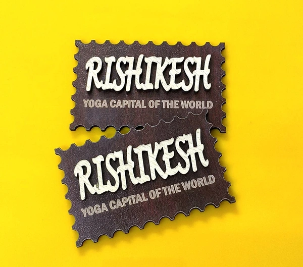 Rishikesh Souvenir Magnet (Set of 2) - Approx 3x2 Inches