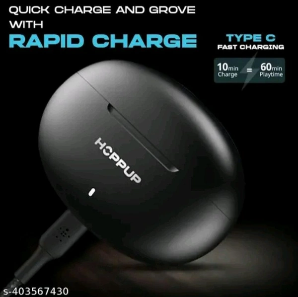 HOPUP EARBUDS  - White, Free Size