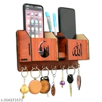 Mobile Holder With Key Hanger - Rusty Nail, Free Size