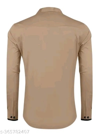 Mens Shirt | Brown Colour  - Raw Sienna, M