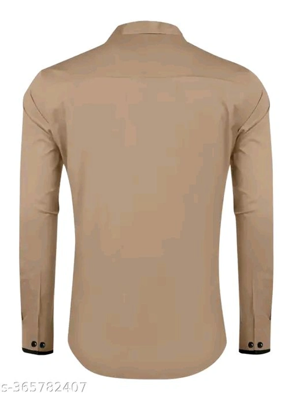 Mens Shirt | Brown Colour  - Raw Sienna, Xl
