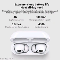 TWS Bluetooth Earbuds With Free Watch
