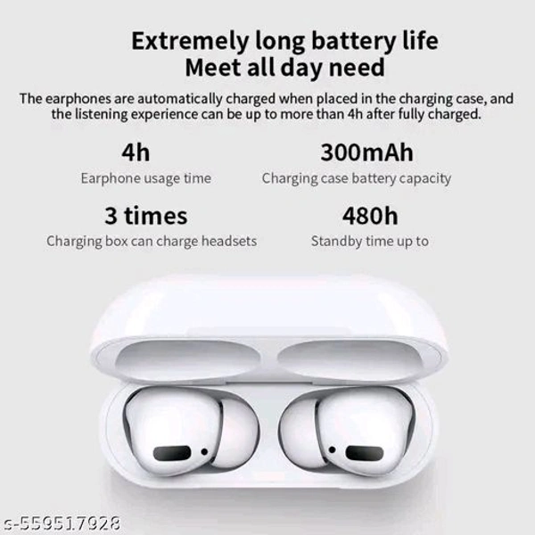 TWS Bluetooth Earbuds With Free Watch