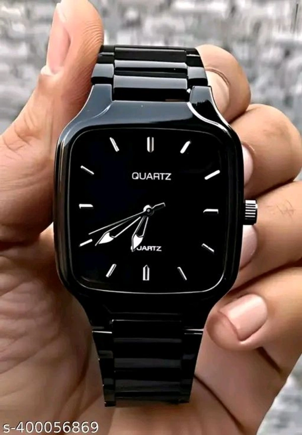 QUARTZ PREMIUM WATCH BLACK - Black