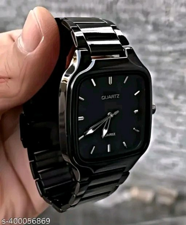 QUARTZ PREMIUM WATCH BLACK - Black
