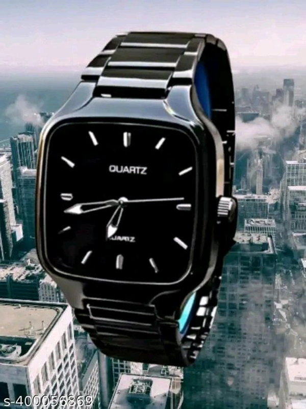QUARTZ PREMIUM WATCH BLACK - Black