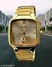 QUARTZ PREMIUM WATCH GOLDEN - Gold