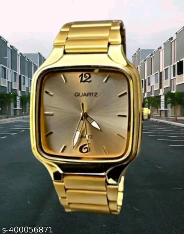 QUARTZ PREMIUM WATCH GOLDEN - Gold