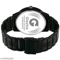 Galizbo glanatic Titanium Black Watch - Black, Free Size
