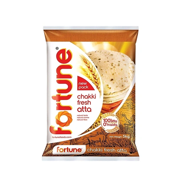 Fortune Chakki Fresh (100% Atta, 0% Maida) Atta - Japanese Laurel