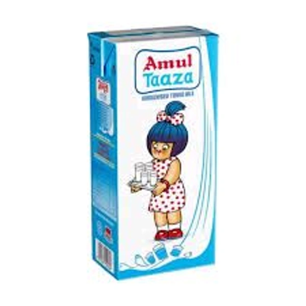 Amul Taaza Fresh Toned Milk 200 Gms 