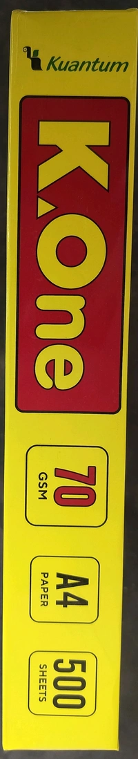 K-One A4 Size paper for 70 GSM 1 Rim(500 Sheets)