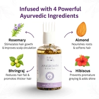 FOLLIBLOOM AyuGrowth Ayurvedic Hair Oil for Hair Fall & Hair Growth - 200 ml