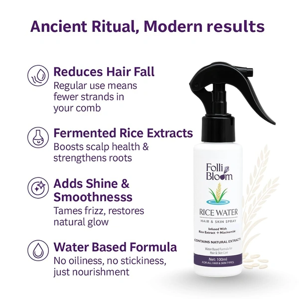 FOLLIBLOOM RICE WATER  - 100 ml