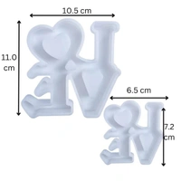 2Pcs Love With Heart Plunger