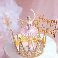 The Baking Curv Pink Ballerina Cake Topper – Ballet Dancer Theme Decoration for Girls’ Birthday Cakes
