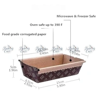 Direct Baking Paper Bar – Oven-Safe, Greaseproof, Disposable Bar Cake Mold | The Baking Curv - Pack Of 10
