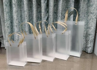 The Baking Curv Frosted Hamper Bag| Opaque Hamper Bag Vertical Size 20x25x8cm (Large) - Large, Pack Of 10