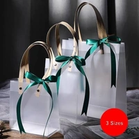 The Baking Curv Frosted Hamper Bag| Opaque Hamper Bag Vertical Size 20x25x8cm (Large) - Large, Pack Of 10