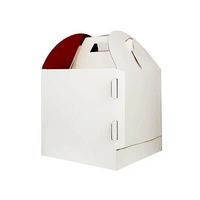 The Baking Curv Tall Tier Cake Box 16x16x16 Inches – Jumbo Sturdy Box for Tall, Tiered & Designer Cakes - 16x16x16