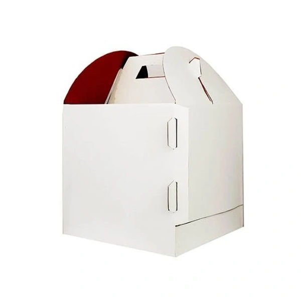 The Baking Curv Tall Tier Cake Box 16x16x16 Inches – Jumbo Sturdy Box for Tall, Tiered & Designer Cakes - 16x16x16