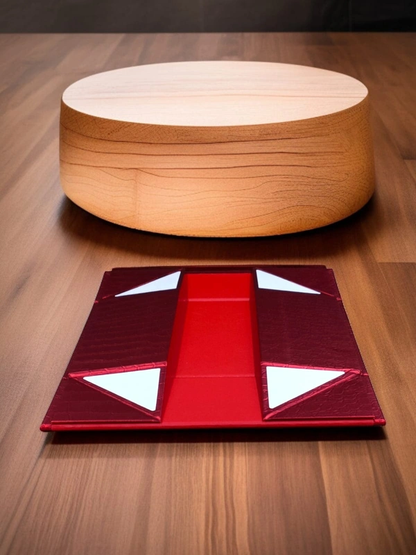The Baking Curv Collapsible Hamper Boxes Size Small  - Red